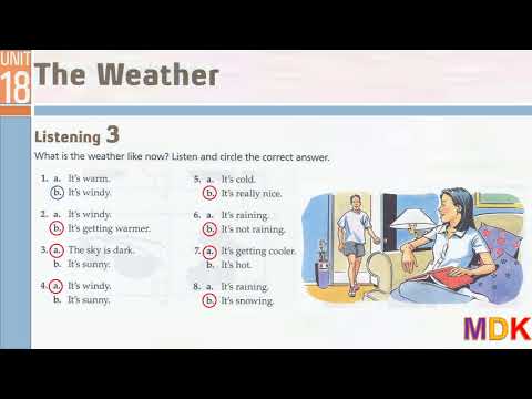 Tactics for Listening Third Edition Basic Unit 18 The Weather