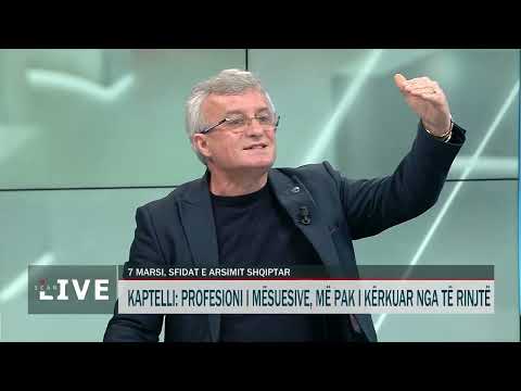 7 marsi, sfidat e arsimit, Kaptelli: Të rritet buxheti në 5% të PBB