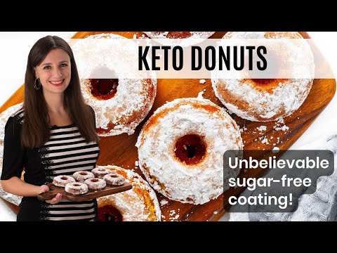 KETO DONUTS: This Sugar-Free Coating Is Unbelievable!