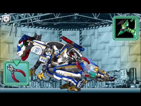Repair! Dino Robot-T-rex cops