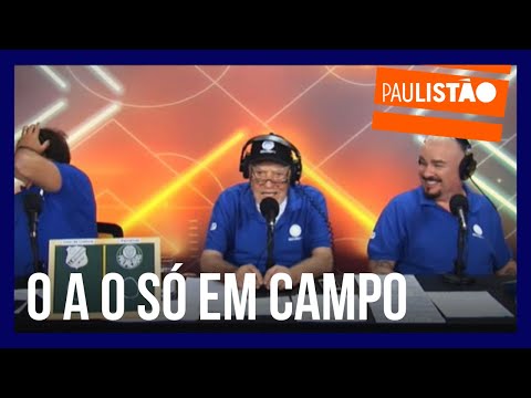Confira os melhores momentos de Palmeiras 0 x 0 Inter de Limeira com Silvio Luiz, Bola e Carioca