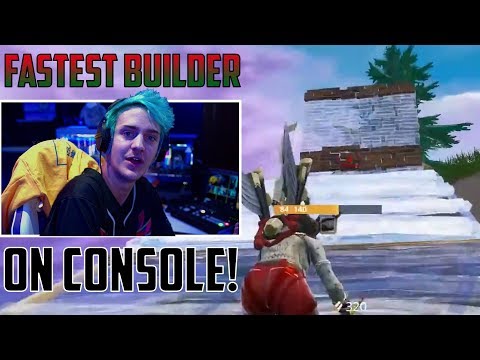 Ninja REACTS to Nickmercs *INSANE* building speed! | Fortnite Clips