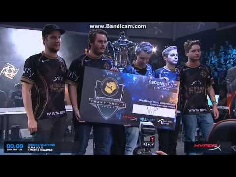 Dreamhack Winter 2014 - CS:GO Grand Finals - LDLC winning moment vs NiP