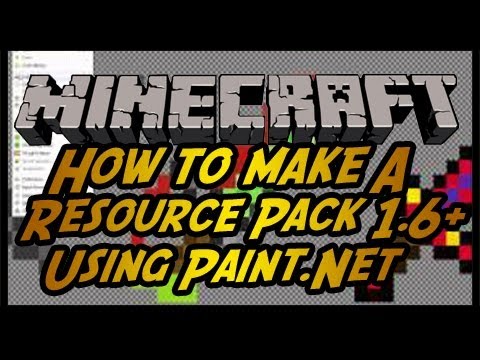 How to Make A Minecraft Resource Pack 1.7.2 w/Paint.net