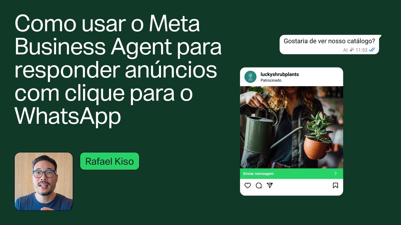 Anúncios de clique para o WhatsApp com IA | Dimensione sua caixa de entrada no WhatsApp Business