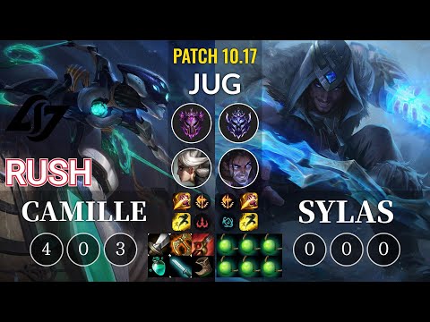 CLG Rush Camille vs Sylas Jungle - KR Patch 10.17
