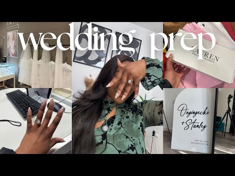 WEDDING PREP EP1| My Civil Wedding, wedding RINGS, DRESS measurement, Jewellery shopping & Decor
