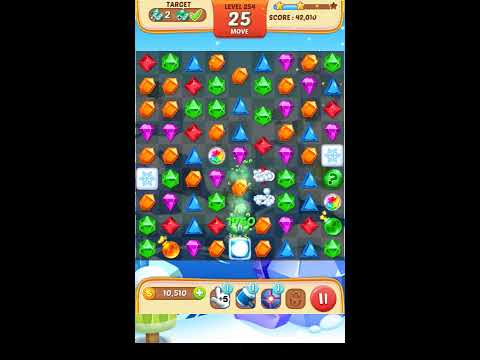 Jewel Match King Level 254 - Walkthrough ( No Booster )