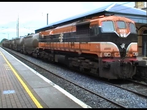 Irish Rail 071 Class - Cement, Tara Mines, Ballast trains at Malahide