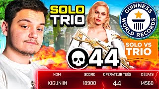 J'EXPLOSE MON RECORD DE KILLS en SOLO VS TRIO !