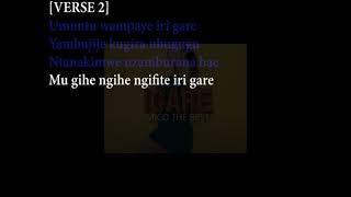 IGARE by  MICO The Best [karaoke Version] Rwandan music