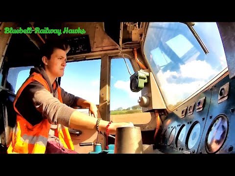 Driving 50042 'Triumph' on the Bodmin & Wenford Railway