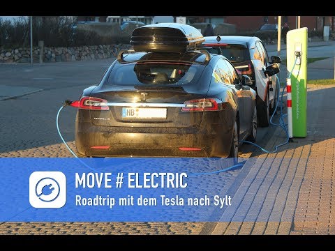 Tesla Winter-Roadtrip nach Sylt, Teil 1 - funktioniert das E-Auto Laden auf der Insel?