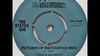 Status Quo - Pictures Of Matchstick Men on Mono 1968 Pye Records.