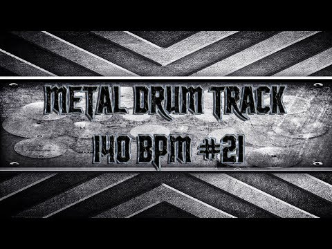 Modern Metal Drum Track 140 BPM (HQ,HD)