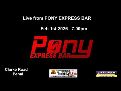 Massive Gosein Roving  Tent 2026. Live from Pony Express Bar , Clark Rd Penal. Feb  1st 2026.