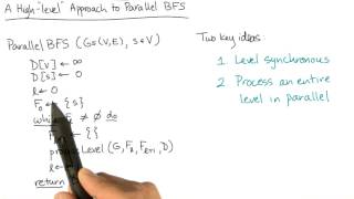High Level Approach to Parallel BFS
