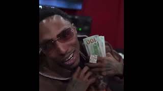 RUBBERBAND OG RAP ARTIST  IN THE STUDIO MAKING HIP HOP RUBBER BAND OG
