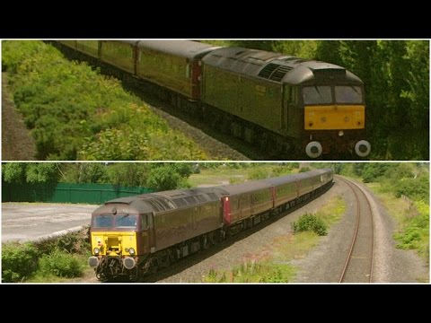 Bagillt 13.7.2016 - WCRC 47851 & 57313 on Conwy Valley Explorer - Class 47 57