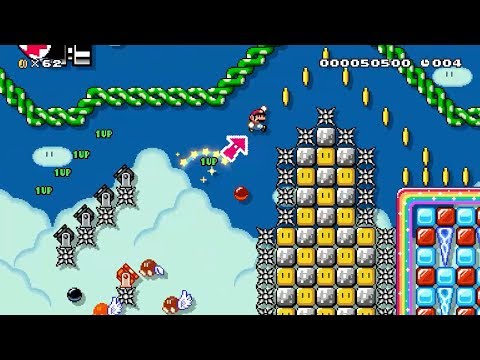 Super Mario Maker 2 20 Seconds: Elysian Cannon Blast