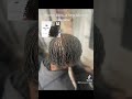 Starter Locs With Middle Parting