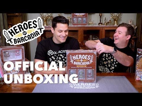 Heroes of Barcadia: The Official Kickstarter Edition Unboxing