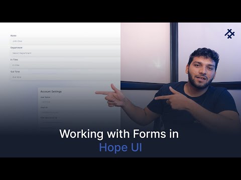 How To Work With Forms In Hope UI Bootstrap Admin Template + Design System | Iqonic Design