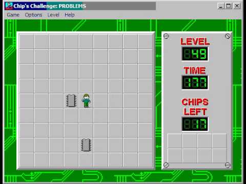 Chip's Challenge 1 Level 49 (Problems) - 162 seconds