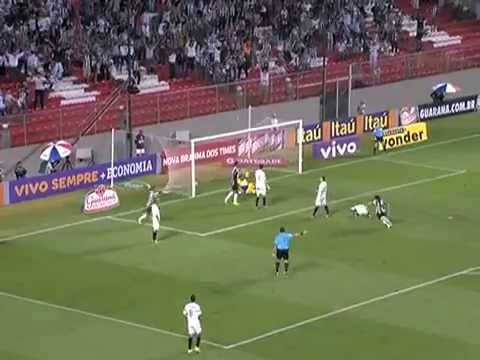 Gol de Luan - Atlético-MG 3x1 Santos - 29/09/13 - BRASILEIRÃO 2013 - 24ª RODADA