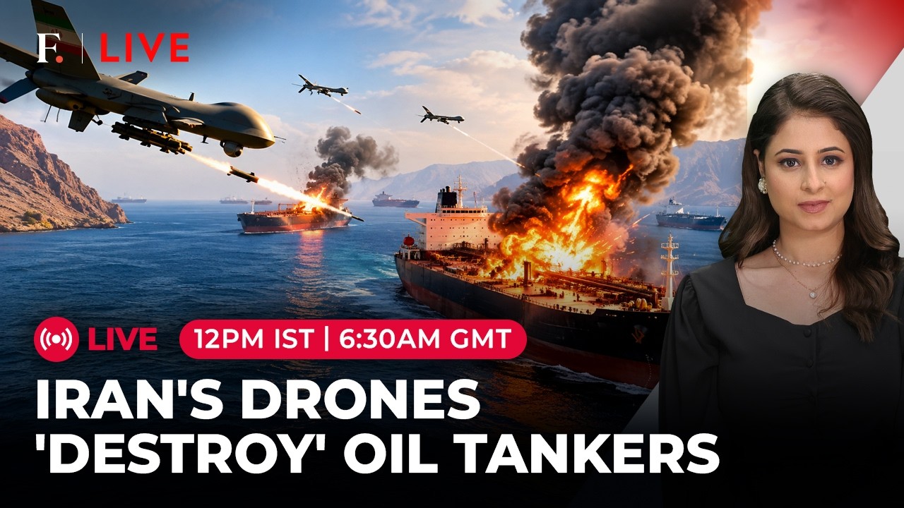 LIVE: Two Indian Seafarers Missing After Drone Attack on Tanker Near Oman | Firstpost Live
