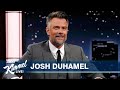 Jimmy Kimmel Helps Josh Duhamel With His Wedding Vows
