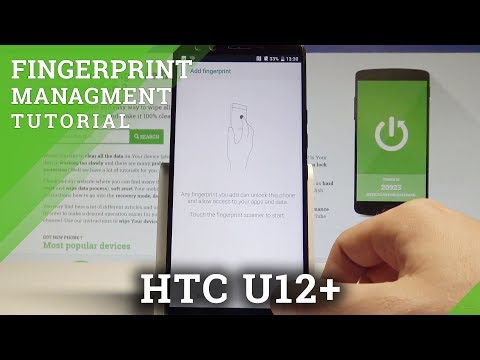How to Set Up Fingerprint HTC U12+ - Add Fingerpirnt Protection |HardReset.Info
