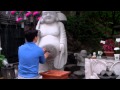 Korean Prayer: Rubbing the Buddha's Belly