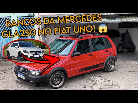 UNO WITH MERCEDES GLA SEATS, THE ONLY ONE IN BRAZIL 🇧🇷 UNOREDMILLE 🚗