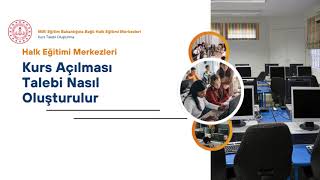 Halk Eğitim Merkezlerinde Açılmasını İstediğim Kurslar İçin Talep Oluş