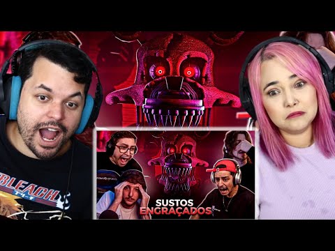 OS MAIORES SUSTOS EM LIVE #15 - Streamers jogando Jogos de Terror (tzk clipes) ‹ REACT ›