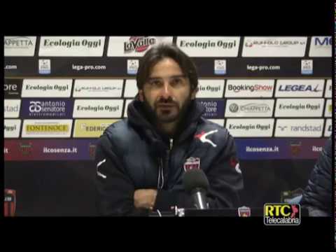Lega Pro girone C/ Cosenza-Lecce 0-0 Conferenza stampa De Angelis e Padalino RTC TELECALABRIA