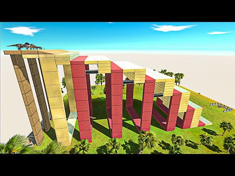 Golden Stairs CHALLENGE With Every Units - Animal Revolt Battle Simulator