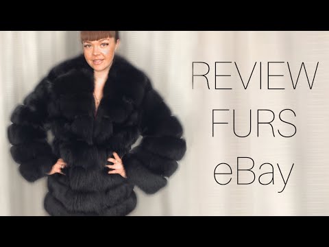 BLACK FOX FUR COAT REVIEW Fursberry long jacket real with English collar | Sale eBay shop fur coat
