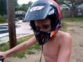 captain speedo: little red motor cycle 
