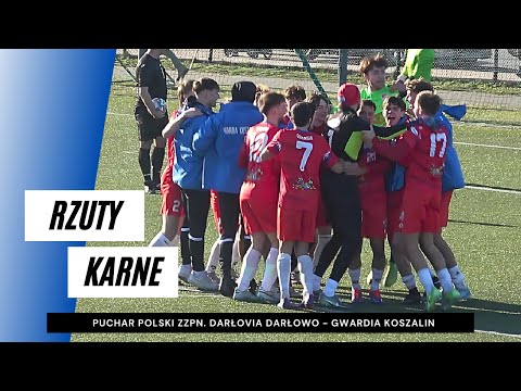 Konkurs rzutów karnych z meczu Darłovia Darłowo - Gwardia Koszalin (Puchar Polski ZZPN)