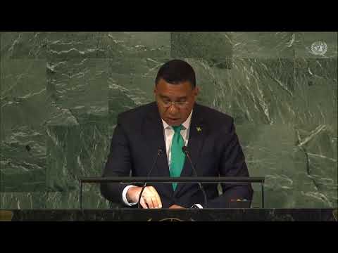 JISTV Prime Minister Andrew Holness address to the 77th United Nations General Assembly