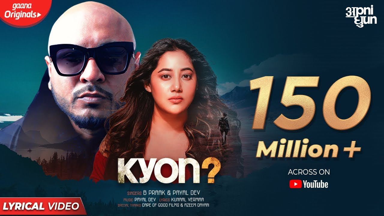 Kyon Lyrics Hindi - B Praak & Payal Dev