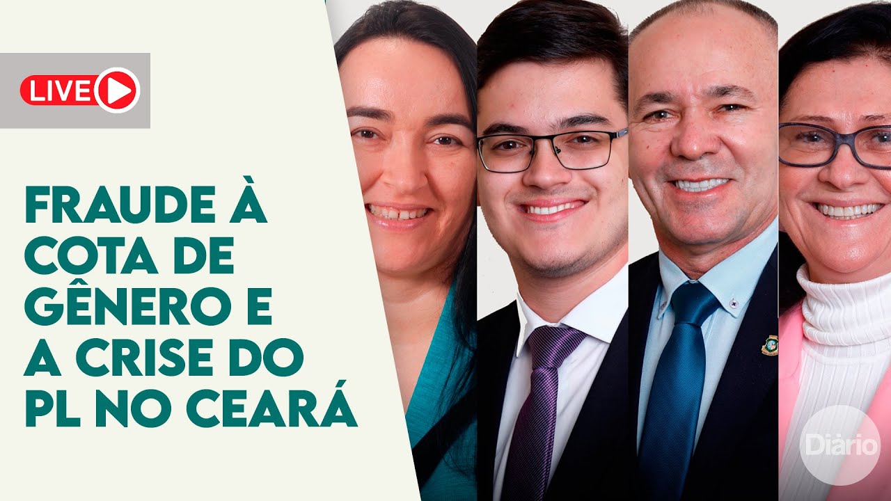 AO VIVO | Fraude à cota de gênero e a crise do PL no Ceará