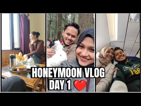 HONEYMOON IN MANALI ❤️☃️ | DAY 1 | MINAZ TEHRIQUE | MANALI VLOG#trending#couplevlog#minaz#travel