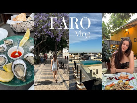 FARO TRAVEL VLOG | Visiting the Algarve-Portugal, places to eat, exploring the city and islands