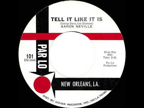 1967 HITS ARCHIVE: Tell It Like It Is - Aaron Neville (a #2 record--mono)