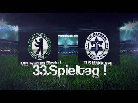 [33.Spieltag/Berlin-Liga] VFB FORTUNA BIESDORF – Tus Makkabi Berlin