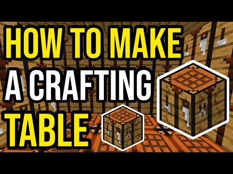 VIPmanYT - How To Make A Crafting Table In Minecraft