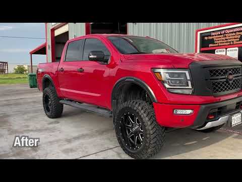 2021 Nissan Titan in for 6" Lift Kit